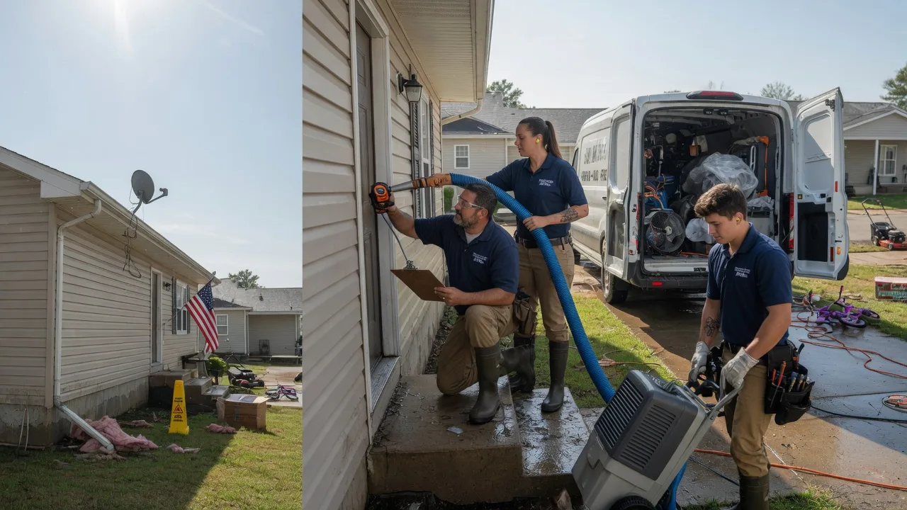 Ceiling Water Damage Restoration in Rhodhiss, NC near me